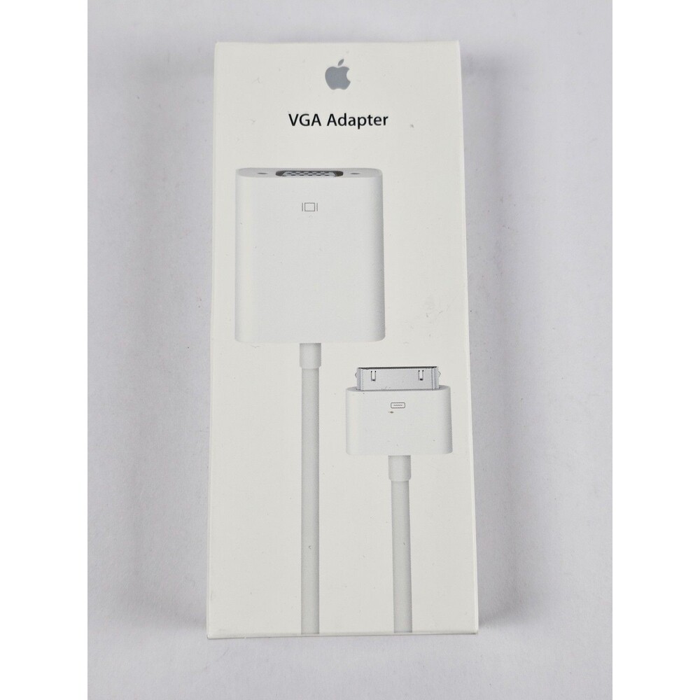 Apple VGA to 30-pin Adapter A1368 for iPad iPhone MC552ZM/B (New in Box)